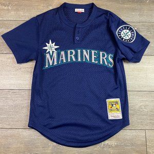 Mitchell & Ness 1995 Ken Griffey Jr Seattle Mariners BP Jersey Small (36)